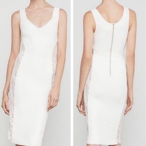 BCBGMAXAZRIA White Bandage Dress